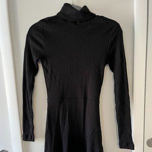 KOTN Turtleneck Dress (Black)